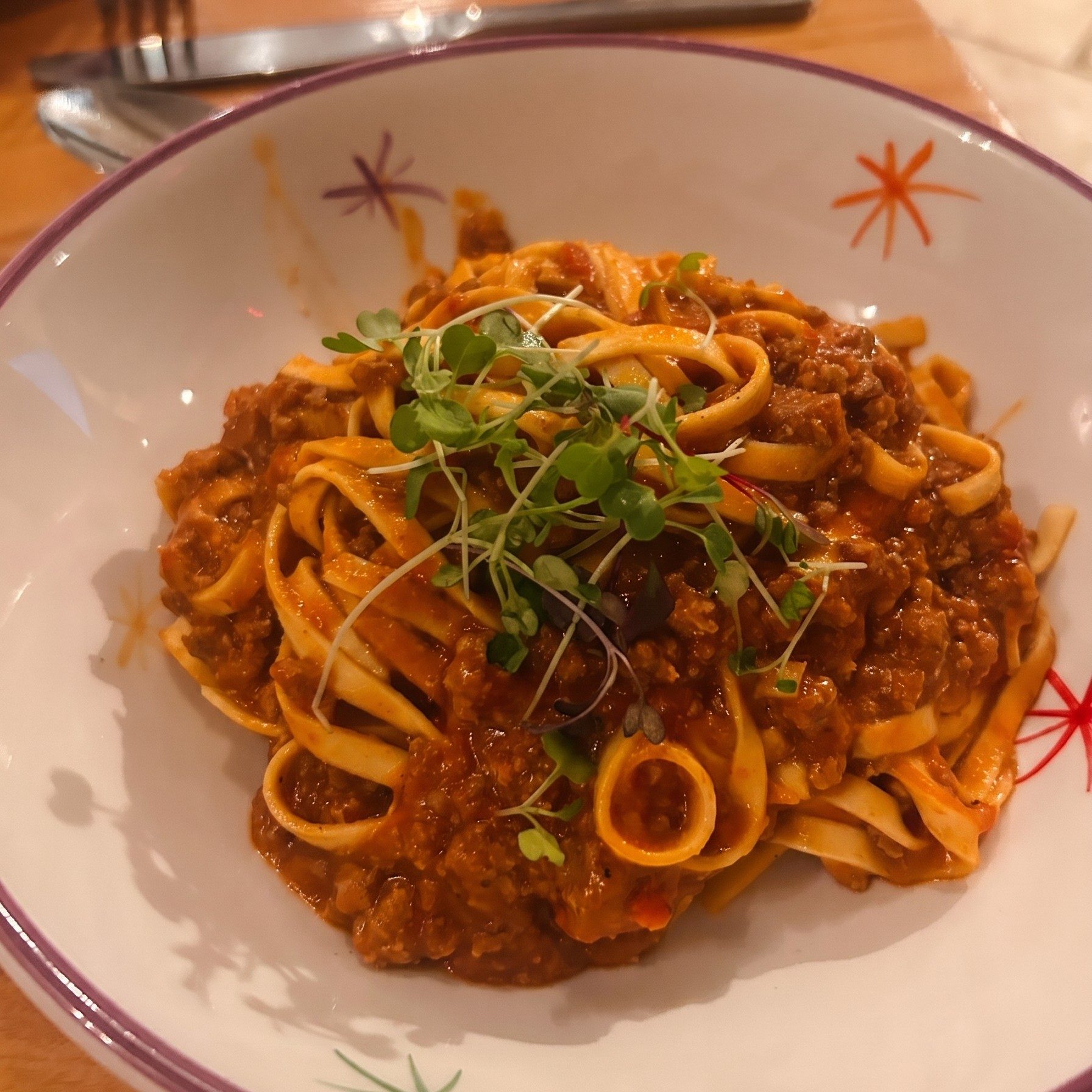 Fettuccine Alla Bolognese.