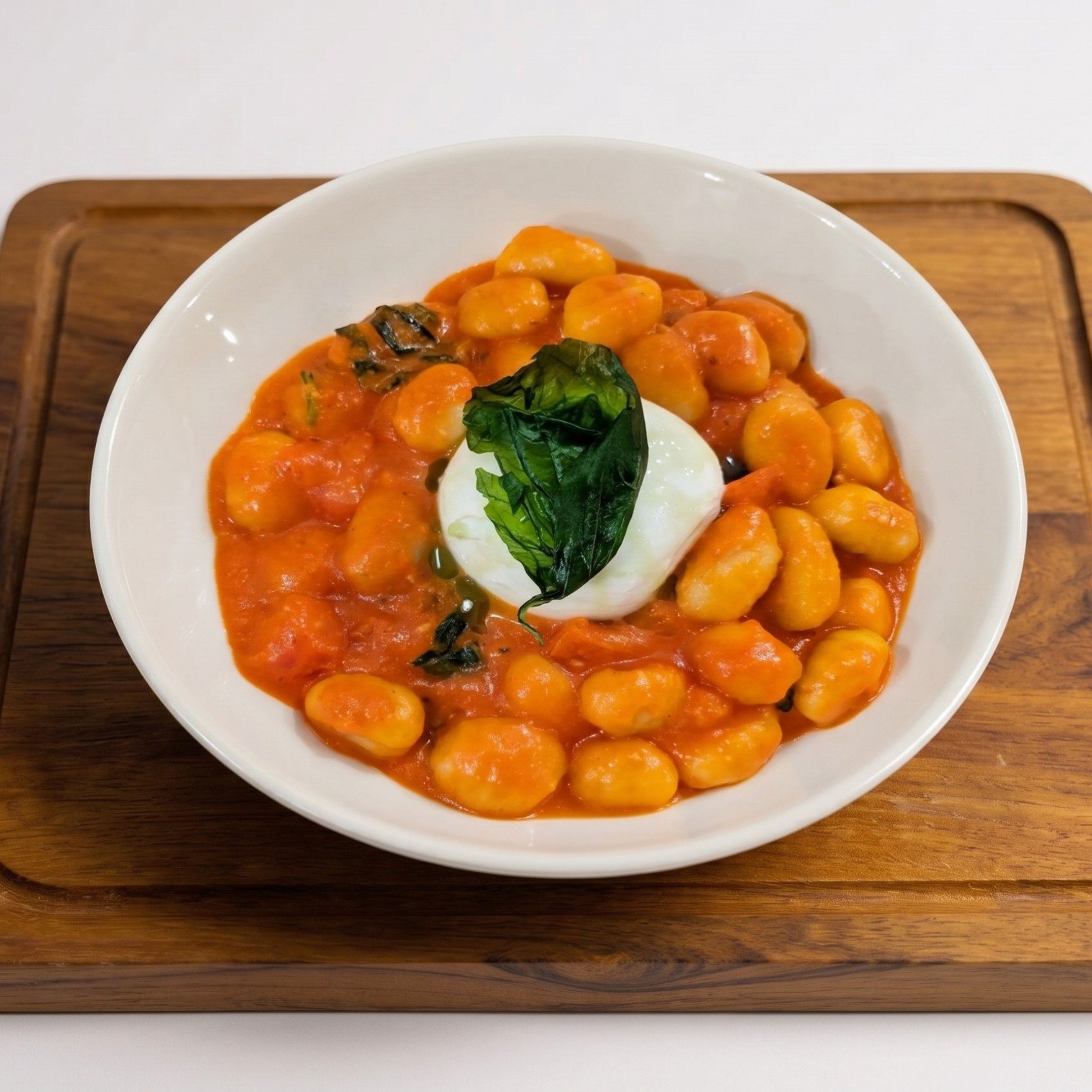 Gnocchi Alla Sorrentina Con Burrata.