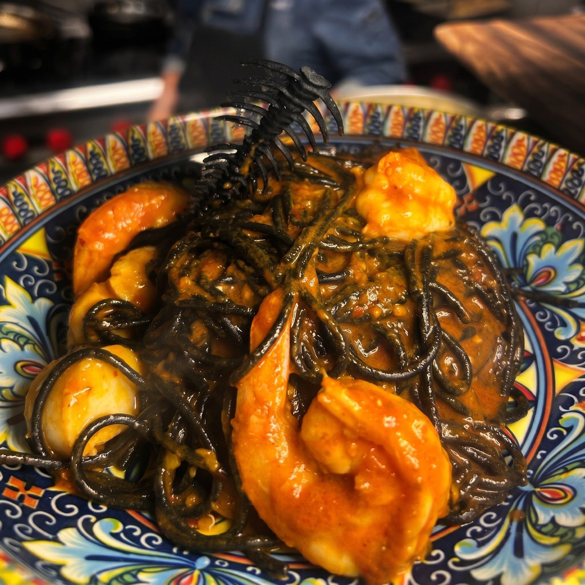 Paccheri Al Nero Di Seppia.